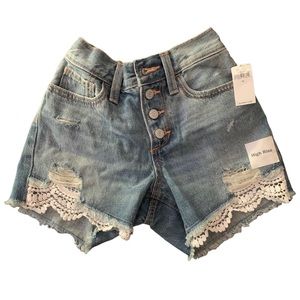 Denim Shorts Kids Size 10